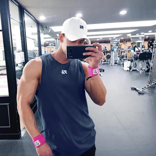 summer sleeveless T shirt man gym vest summer men fitness