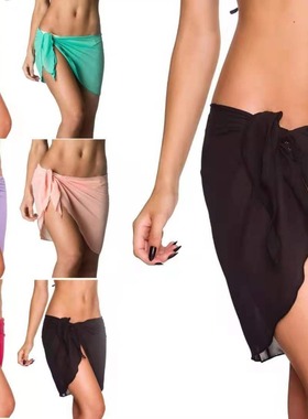 Women Beach Sarong Bathing Suit Wrap Skirt Bikini Cover Ups