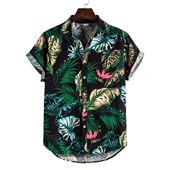 for men shirt summer hawaiian shirts wear beach tops 花衬衫