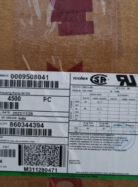 包邮开票！ 09-50-8041   MOLEX 原厂正品 9508041， 41695-N-B04