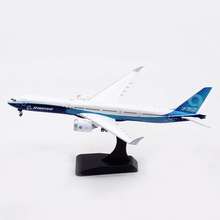 /JC Wings 1:400 飞机模型合金 波音涂装777-9X N779XX 折翼版