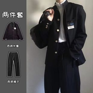 日系热血高校铃兰校服DK制服中山装 学院 一套JK男女班服外套西装
