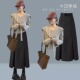 女装 春季 大码 女2025新款 内外搭减龄披肩毛衣百搭半身裙 套装