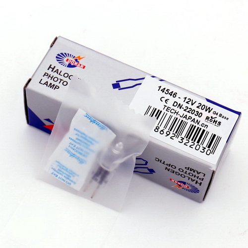 14546卤素灯珠12V20W,UV紫外可见光谱分光分度光度计钨灯泡竖丝G4