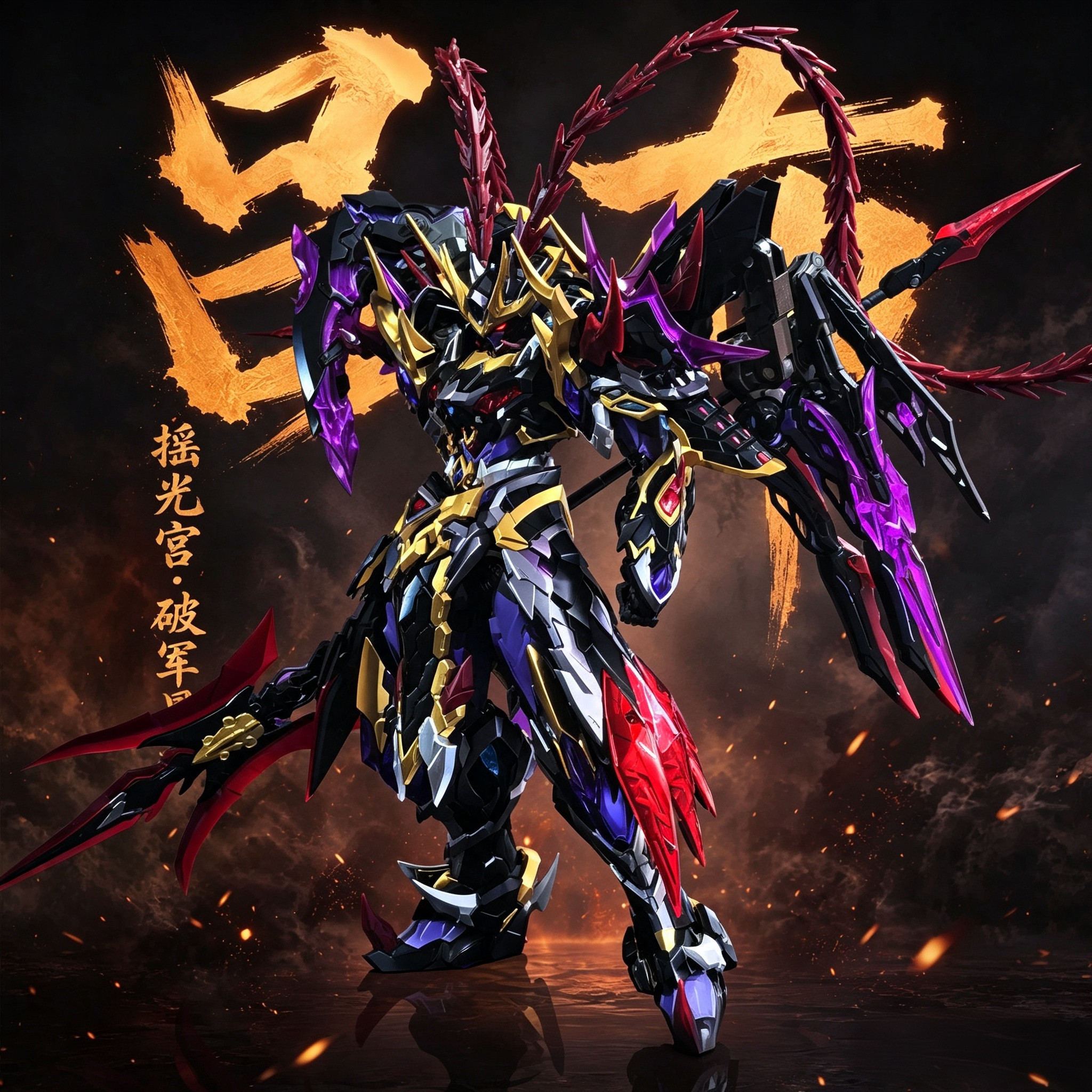 【现货】摩动核拼装吕布国创机甲星甲魂将传合金骨架模型礼物玩具