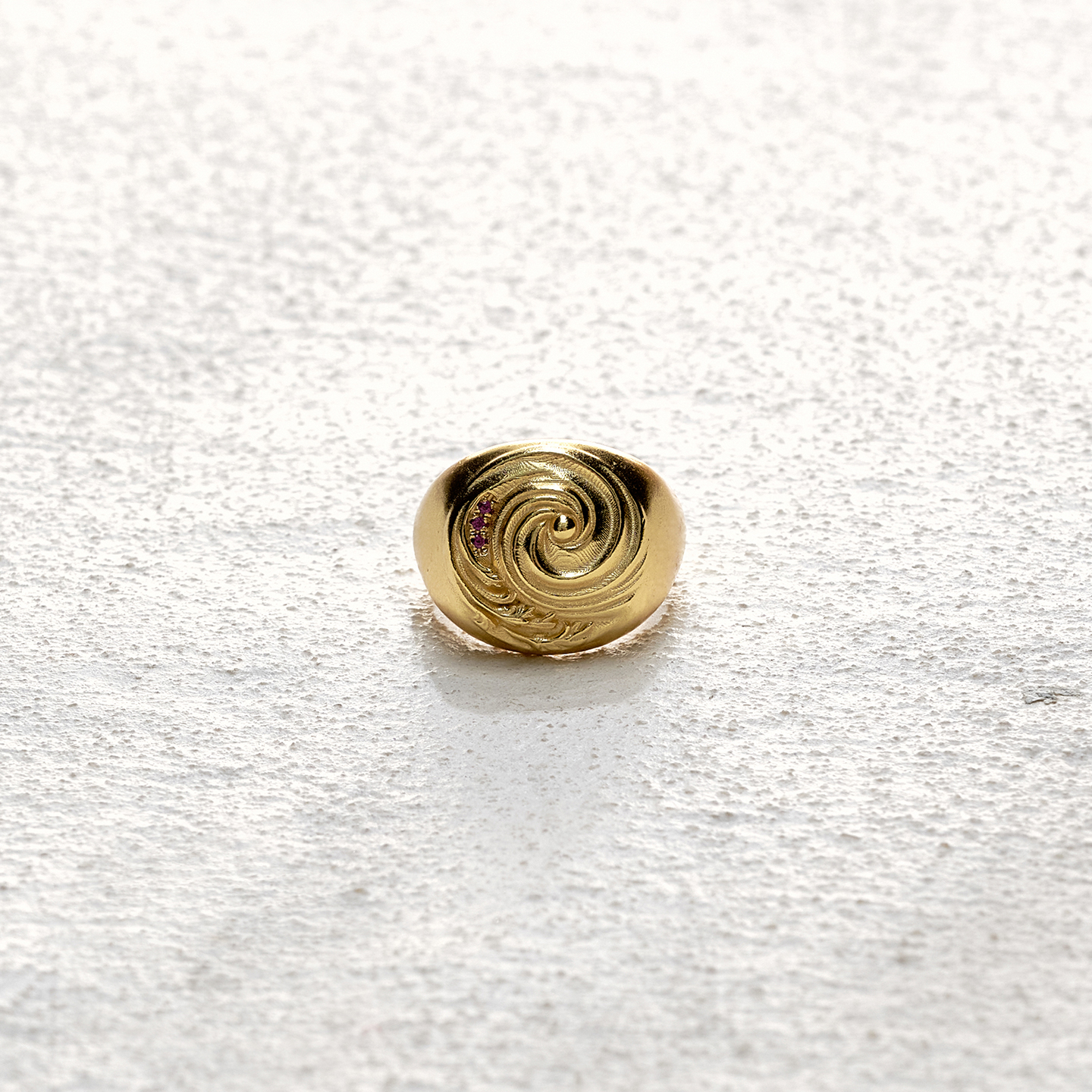 Apt 26SS 金色漩涡戒指 银色漩涡戒指