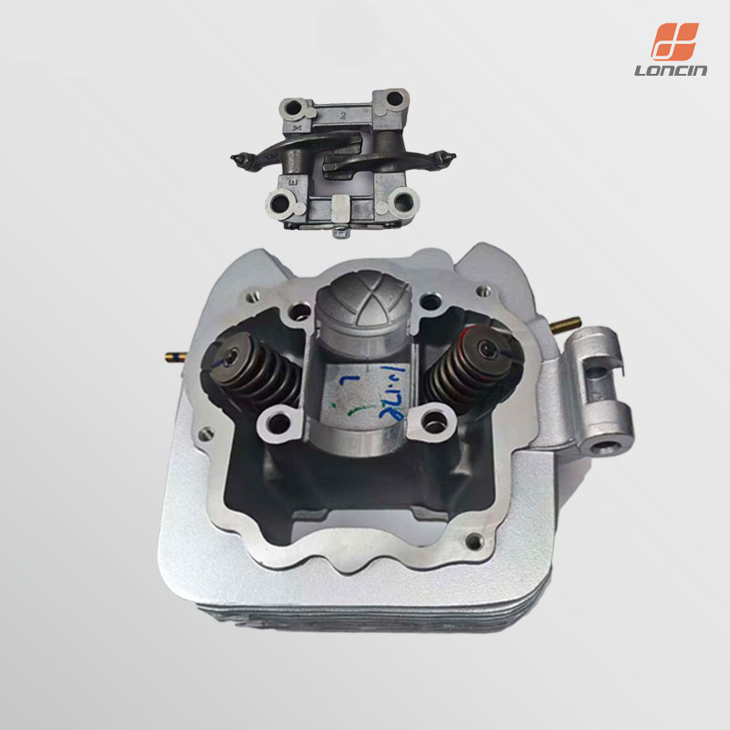 LONCIN隆鑫CVT150\175\200缸头部装总成亚光银白摇臂支架部装总成