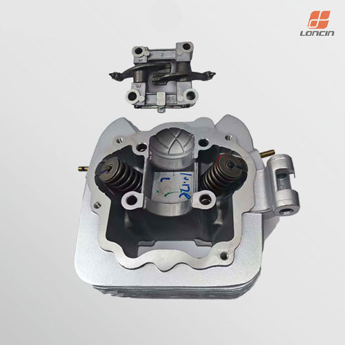LONCIN隆鑫CVT150\175\200缸头部装总成亚光银白摇臂支架部装总成