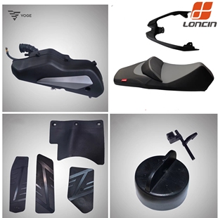 隆鑫无极SR250GT 250T空滤器总成空气滤芯座垫置物箱胶皮油箱盖