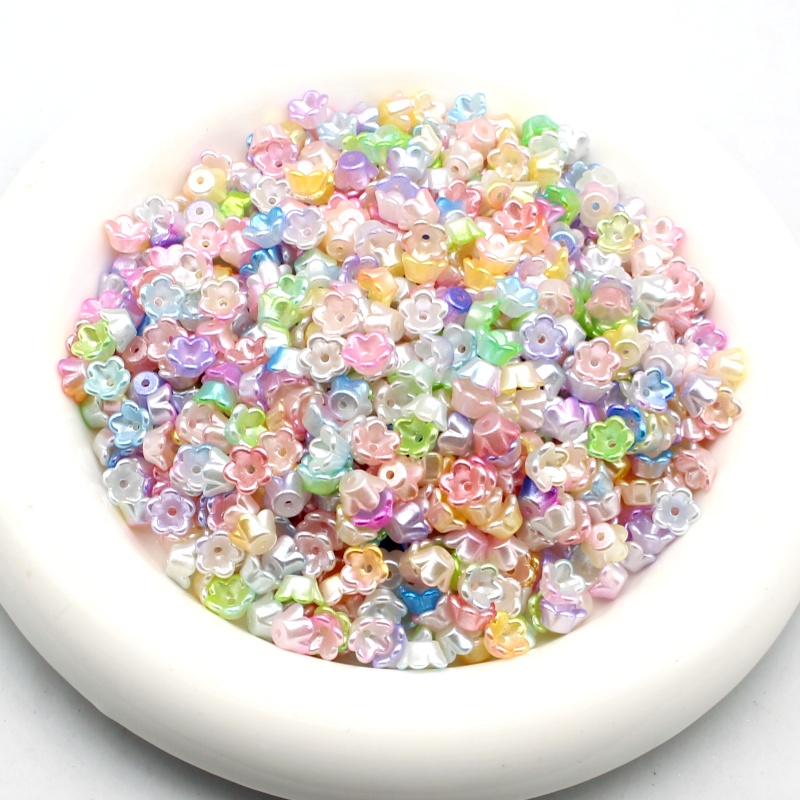 马卡龙奶油迷你铃兰花DIY配件