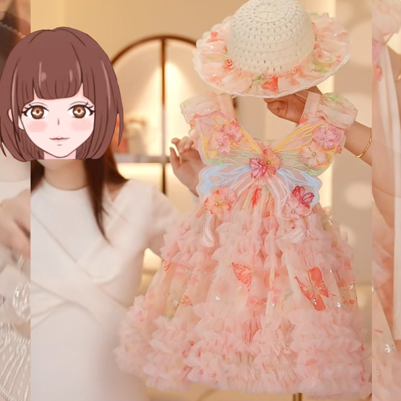 女童连衣裙2025夏季新款