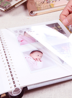 diy相册本纪念册自粘贴式覆膜拍立得3寸相册创意礼物320张大容量