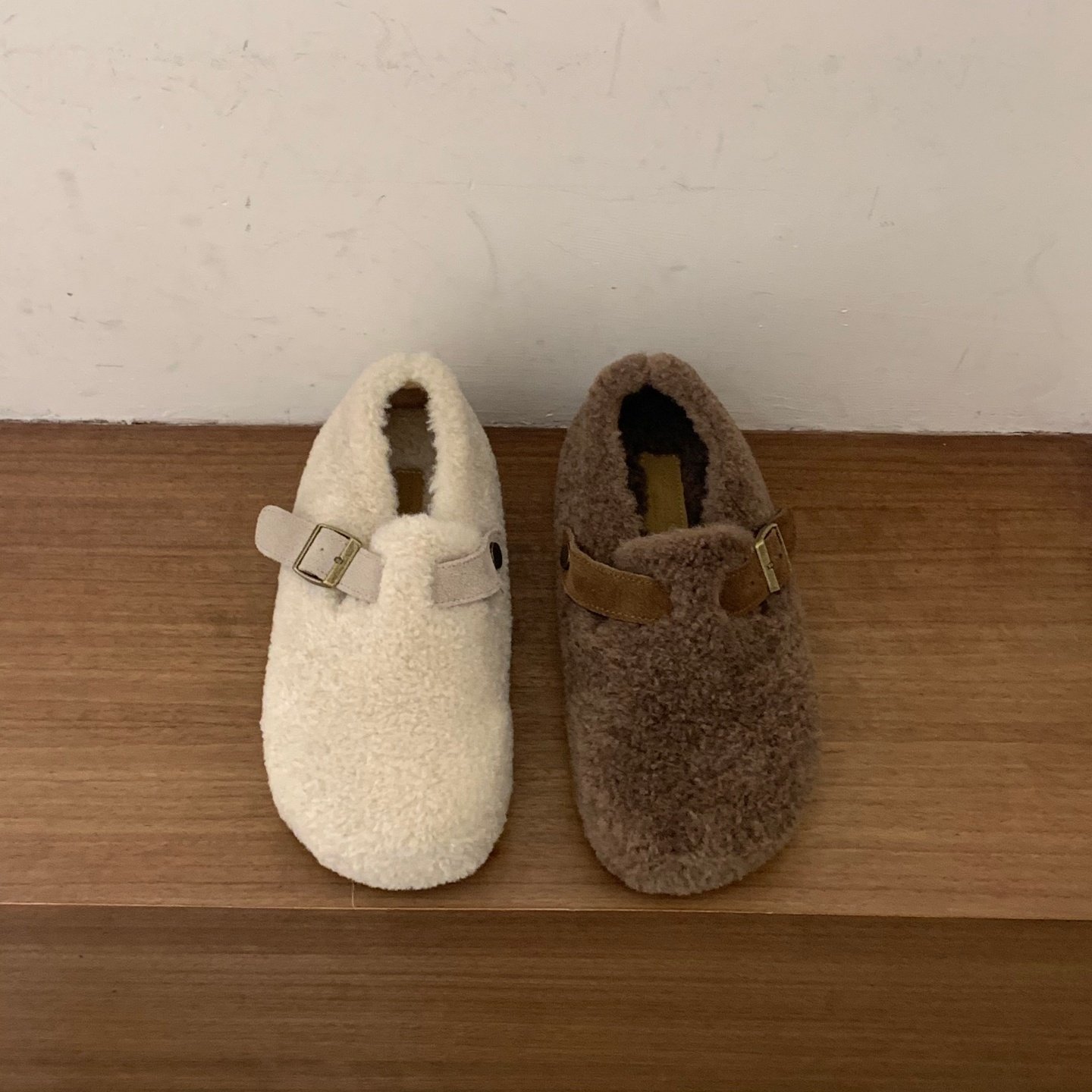 内增高5CM！法式厚底羊羔毛加绒勃肯鞋女秋冬全包毛毛鞋保暖棉鞋,女鞋,深口单鞋,淘宝优惠券,粉丝福利购,淘宝优惠卷