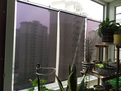 窗帘阳台卷帘家用遮光帘汽车遮阳挡档自动伸缩吸盘式