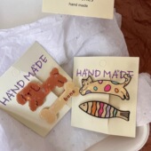 萌趣卡通小猫发夹女可爱侧边夹碎发卡一字夹韩国前额刘海鸭嘴夹子