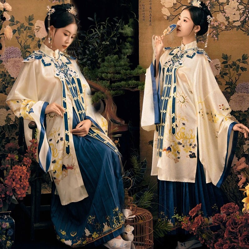 影楼新款新中式孕妈咪写真照服装