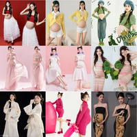 影樓新款孕媽咪唯美寫真攝影服裝