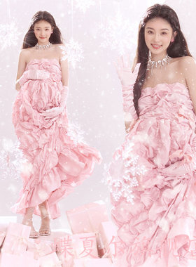 影楼新款孕妇拍照服装写真礼服