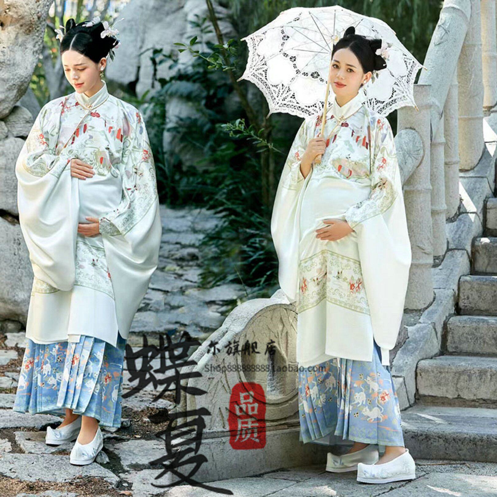 2023新款孕妈明制小众设计感汉服
