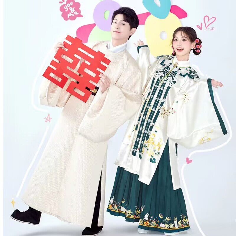 新品新中式情侣影楼服装
