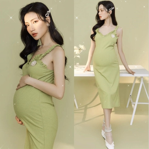新款孕妇写真服装韩小清新孕妈衣
