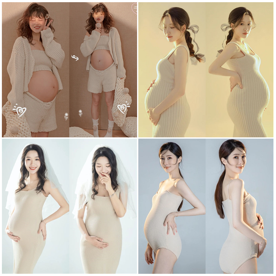 임산부 사진 테마 사진 의류 예술 사진 의류 엄마 예술 사진 의류 사진 스튜디오 용품