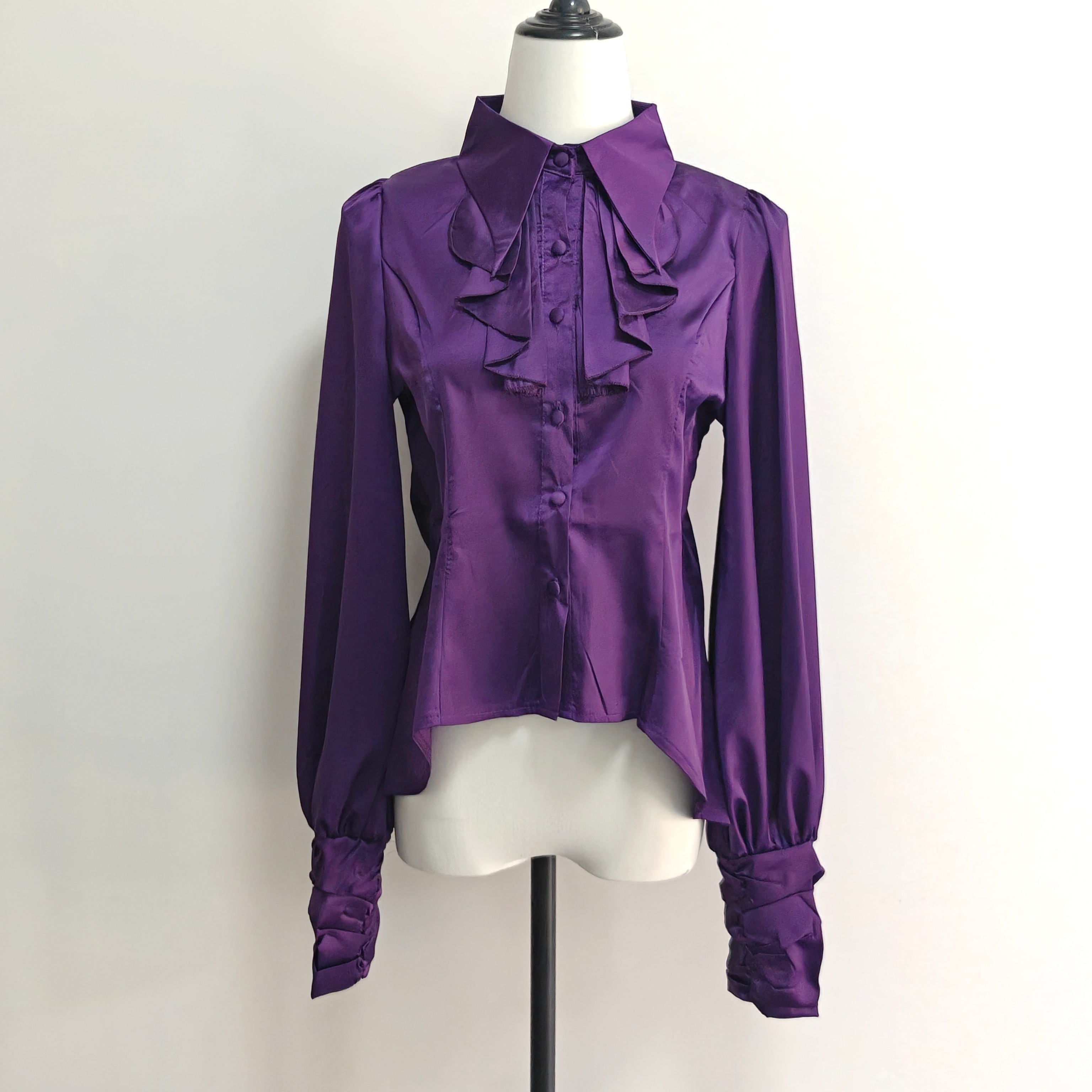 lolita内搭王子系复古长袖衬衫