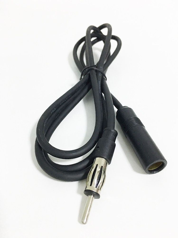 汽车改装导航cd机收音机延长连接线车载音响转换线FM天线无损对接