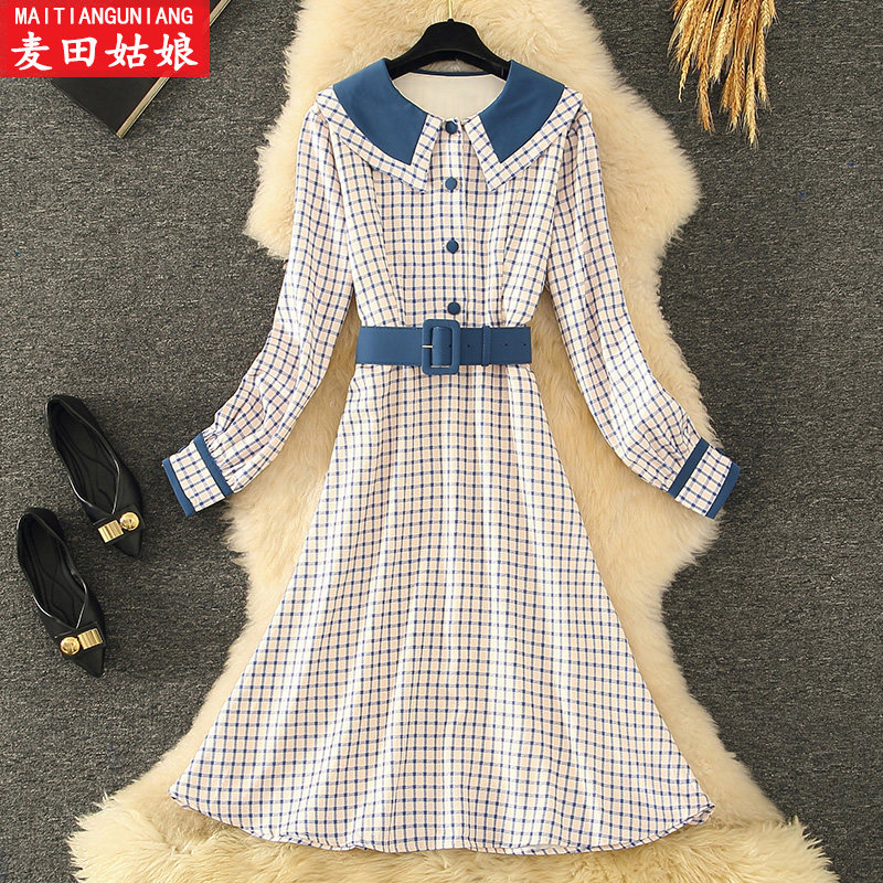 Autumn women's section 2021 new pattern Little Significantly higher temperament shirt Dress Yujie Light cooked French longuettein the Women's clothing/Boutique , Shirt  category - from Buy2taobao.com to provide professional Taobao agent buy service