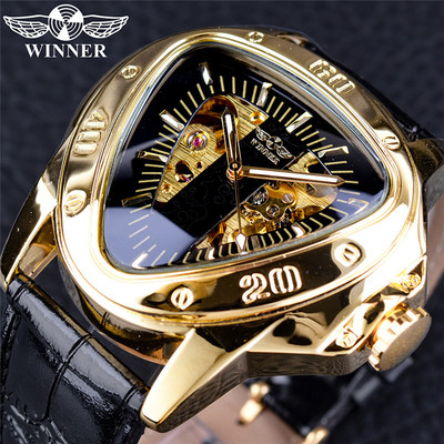 Automatic mechanical watch with large triangle自动机械手表