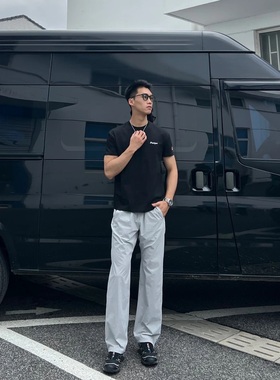 peace breaker激光打孔透气抗起球夏季纯色户外百搭休闲裤