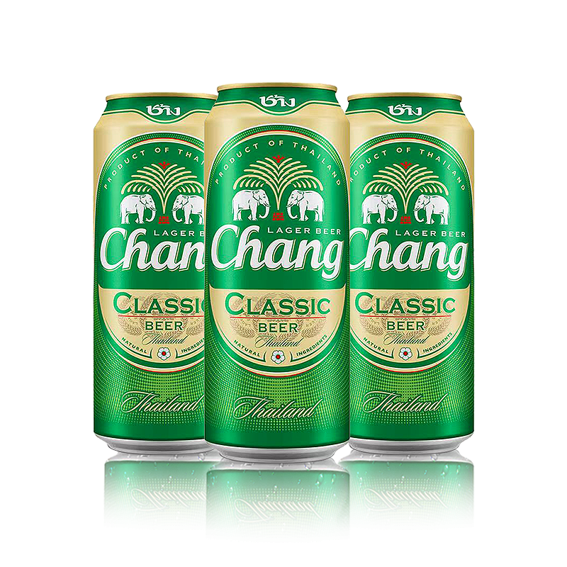 泰国进口大象牌啤酒500ml*4瓶