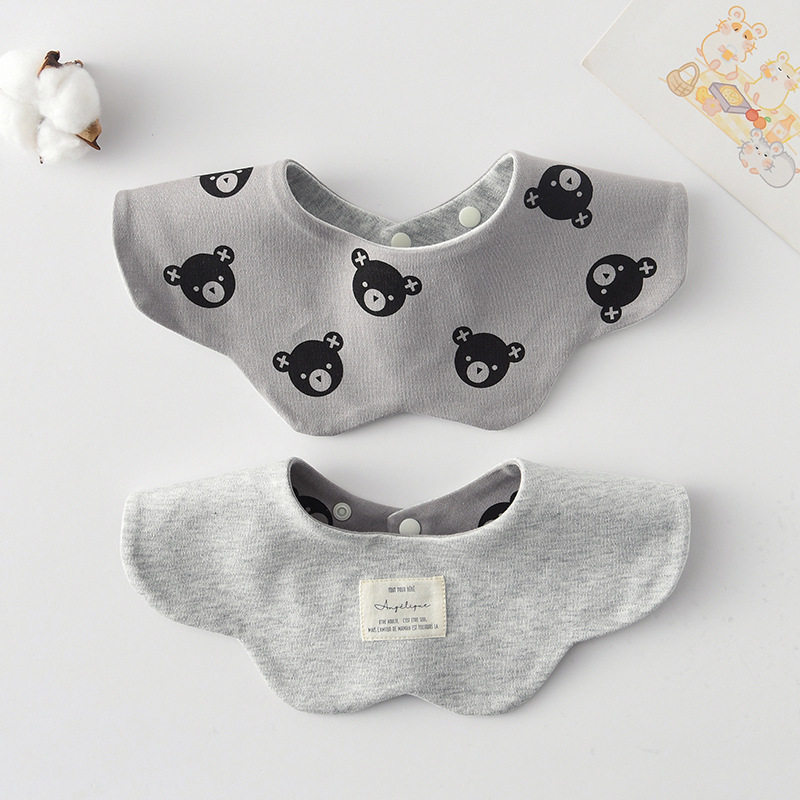 婴儿围嘴柔软舒适双面纯棉加大高颜值宝宝围兜新生儿可爱风口水巾,婴童用品,口水巾,淘宝优惠券,粉丝福利购,淘宝优惠卷