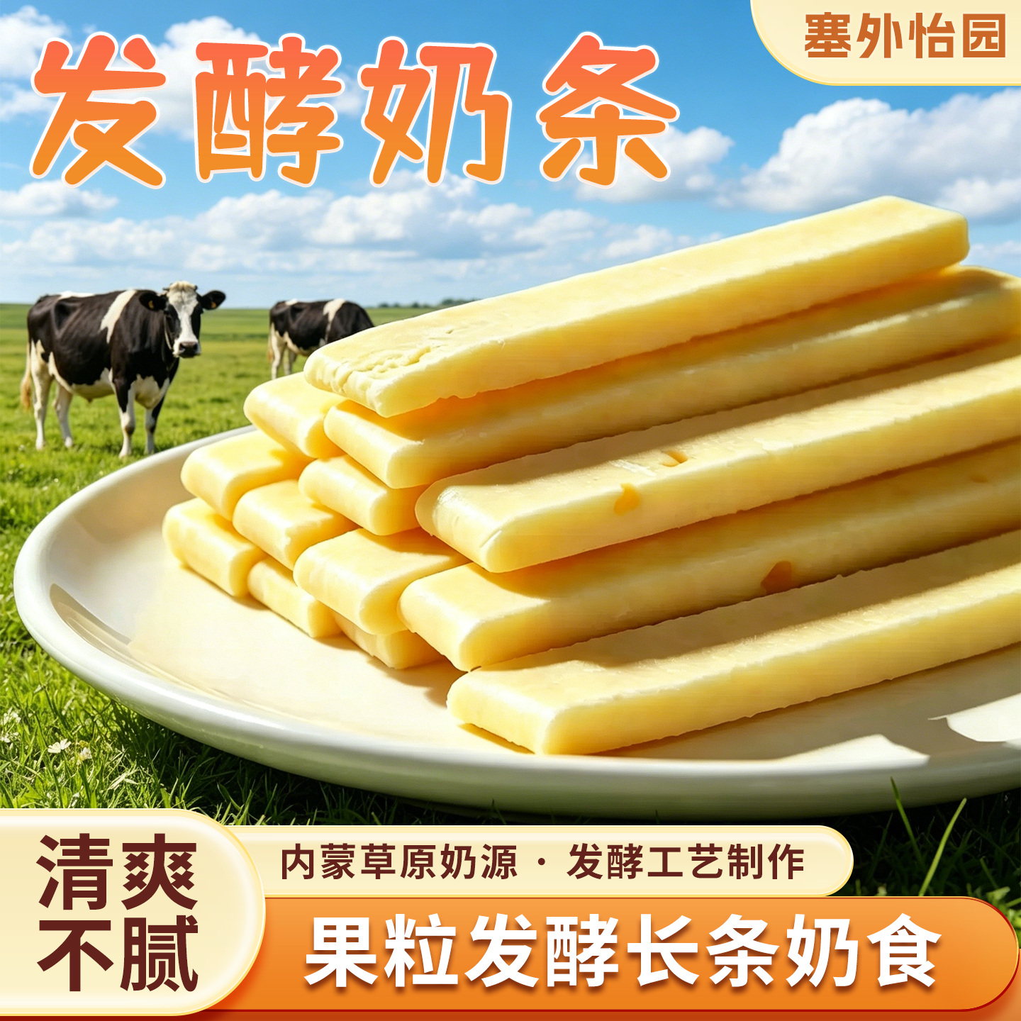 内蒙古特产发酵奶酪棒奶酪条 0蔗糖低脂儿童即食健康便携奶制品