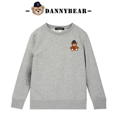 DANNYBEARJEANS男女款圆领卫衣小熊秋款卫衣