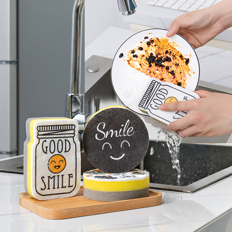 不掉丝钢丝球海绵块富婆快乐球洗碗神器抖音厨房大铁丝清洁球家用