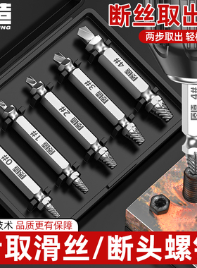 断丝取出器取断头螺丝神器丝锥滑丝断裂生锈拆卸内丝专用反牙工具