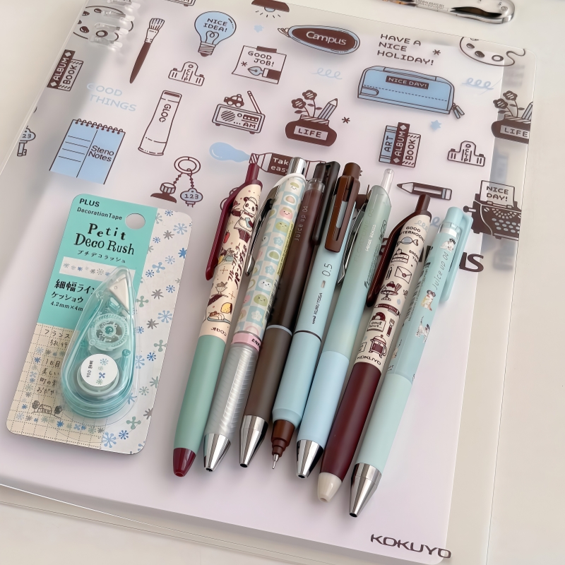 KOKUYO国誉薄巧色系中性笔薄荷绿