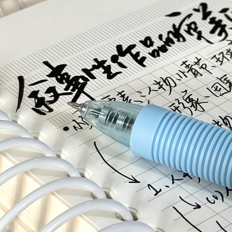 KACO按动式黑色中性笔K1树写本源