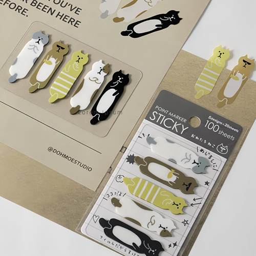 日本淘气猫索引贴便签学生用