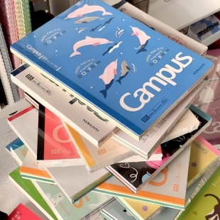 KOKUYO国誉Campus笔记本子记事本点线内页无线装订胶装本子学生用高颜值练习本作业本初中高中40页B5