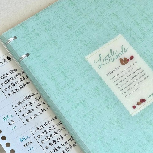 kokuyo国誉木野梦境四孔活页本