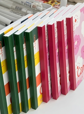 日本KOKUYO国誉noritake/sou sou联名A6方格横线笔记本B5本子无线装订本小男孩猫咪a5少女可爱180平摊不硌手