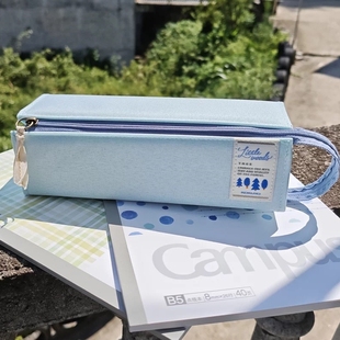 KOKUYO日本国誉木野梦境笔袋大容量女文具袋Pencase多功能收纳学生用考试铅笔盒男孩对开可平摊日系收纳包