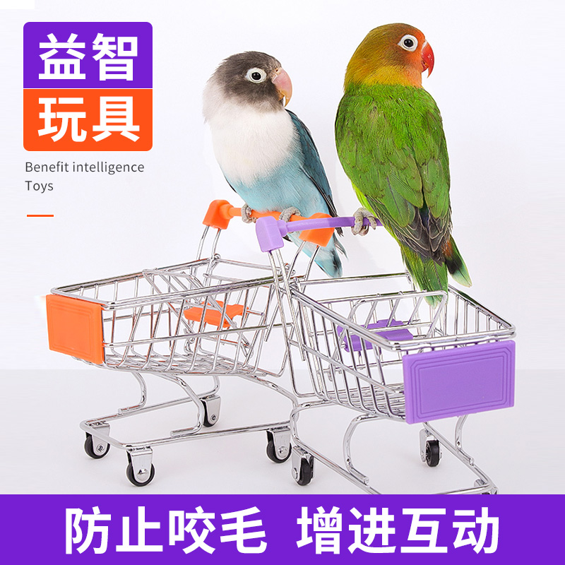 速发虎皮鹦鹉玩具啃咬磨练用品玄凤牡丹和尚益智训牙滑板具玩车球