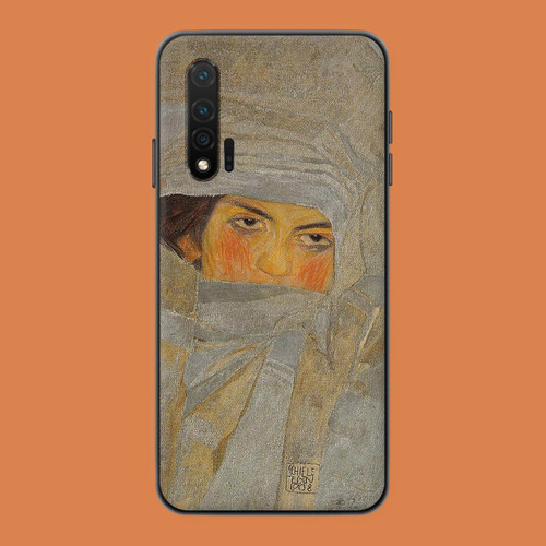 适用于席勒手机壳华为nova9/8se/7pro//5i/4美术人物画像油画冷淡