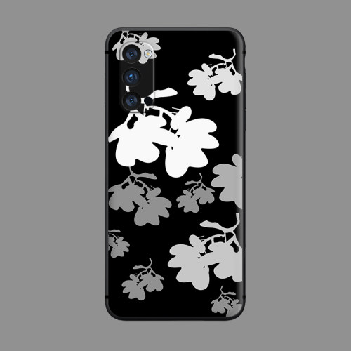 适用于oppo手机壳reno/5pro/7se冷淡风花朵findx3硅胶ace2/r17韩系