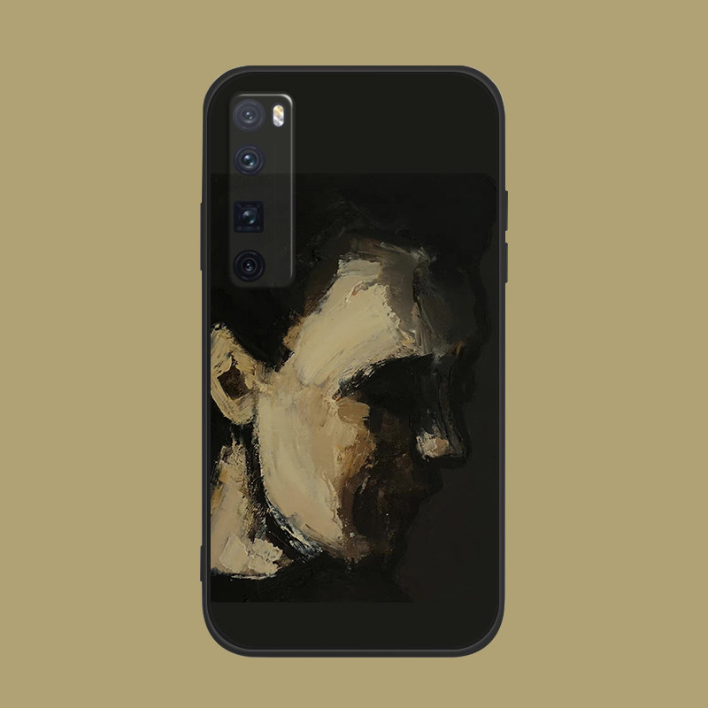 适用于印象派肖像华为手机壳nova9/7pro硅胶防摔软8se欧美油画5/4/
