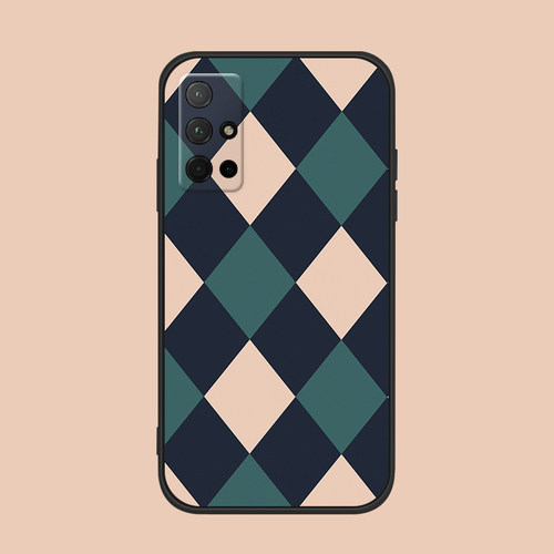 适用于荣耀30S/50se手机壳20/10复古菱形格纹v30pro/v40/60硅胶防摔