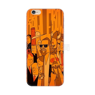 适用于iphone苹果11pro壳手机The Big Lebowski谋杀绿脚趾三星